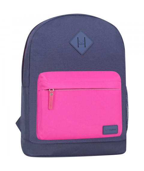 Backpack Bagland Youth W/R 17 l. Grey/pink (00533662)