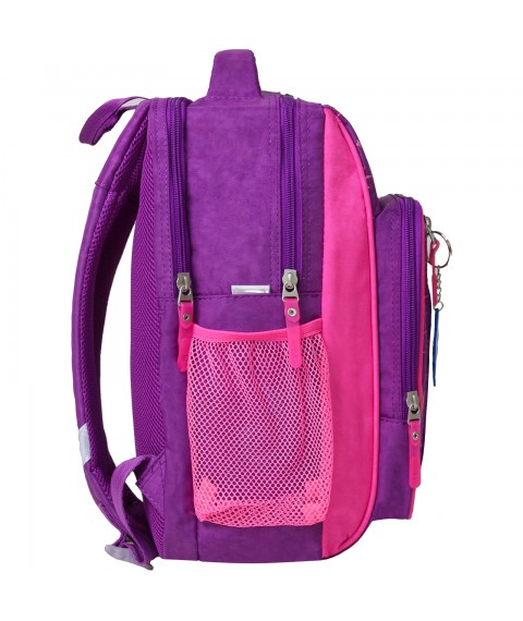 School backpack Bagland Schoolboy 8 l. purple 387 (0012870)