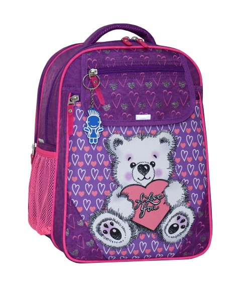 Рюкзак школьный Bagland Отличник 20 л. 339 фиолетовый 377 (0058070)