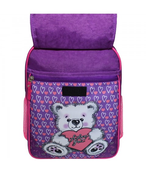 Рюкзак школьный Bagland Отличник 20 л. 339 фиолетовый 377 (0058070)
