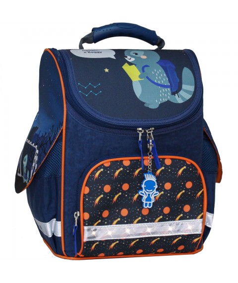 Backpack school frame with flashlights Bagland Success 12 l. blue 429 (00551703)