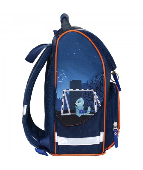 Backpack school frame with flashlights Bagland Success 12 l. blue 429 (00551703)