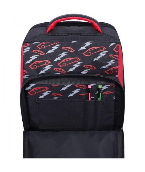 School backpack Bagland Schoolboy 8 l. black 658 (0012870)