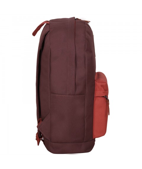 Backpack Bagland Youth W/R 17 l. brown/brick (00533662)