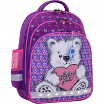 School shoulder bag Bagland Mouse 339 purple 377 (0051370)