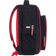 School backpack Bagland Schoolboy 8 l. black 660 (0012870)