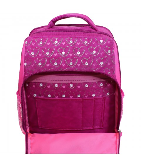 School backpack Bagland Schoolboy 8 l. 143 crimson 167k (0012870)