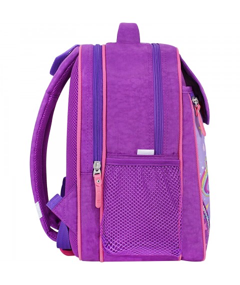 School backpack Bagland Otlichnyk 20 l. purple 674 (0058070)