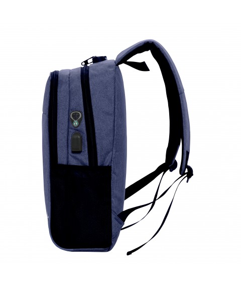Laptop backpack AIRON Lock 18 l Blue