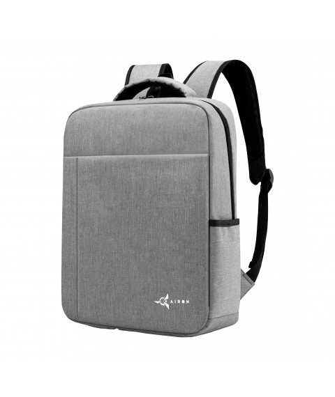 Laptop backpack AIRON Weekend 15 l Gray