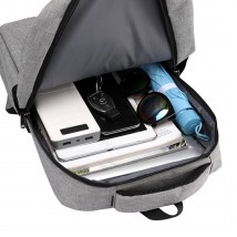 Backpack for the AIRON Weekend laptop of 15 l Gray