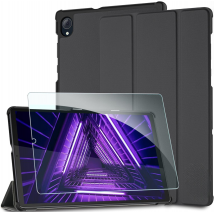 Чехол AIRON Premium для Lenovo Tab M10 HD (2nd Gen) TB-X306F с защитной пленкой и салфеткой Black