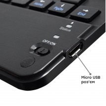 AIRON Premium H?lle f?r Samsung Galaxy Tab S6 Lite (SM-P610 / P615) mit Bluetooth Tastatur mit Touchpad