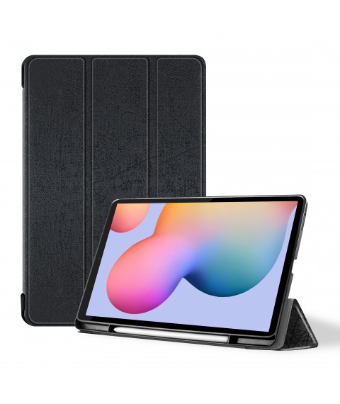 Case AIRON Premium SOFT for Samsung Galaxy Tab S6 Lite (SM-P610 / P615) with protective film and cloth Black