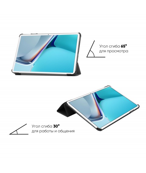 Чехол AIRON Premium для Huawei Matepad 11 с защитной пленкой и салфеткой Black