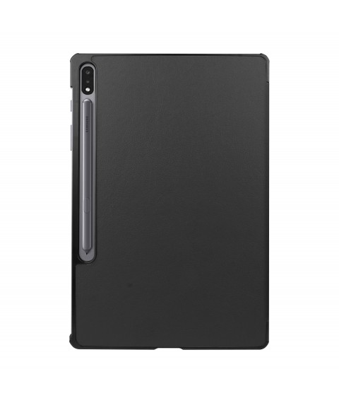 Чехол Premium для Samsung Tab S7 FE (T730/T735) 12.4'' 2021 с защитной пленкой и салфеткой Black