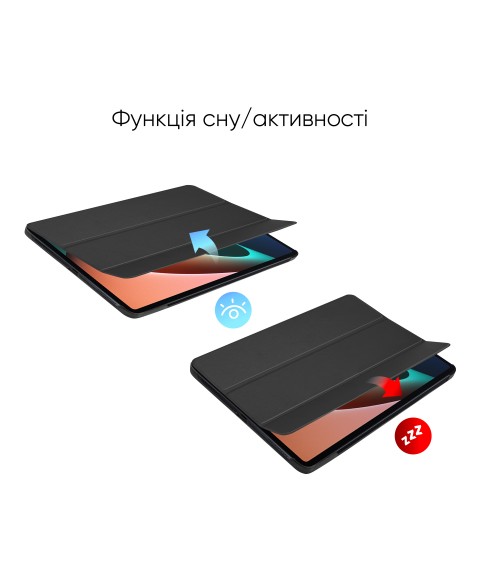 Premium case for Xiaomi Mi Pad 5 2021 with protective film and cloth Black