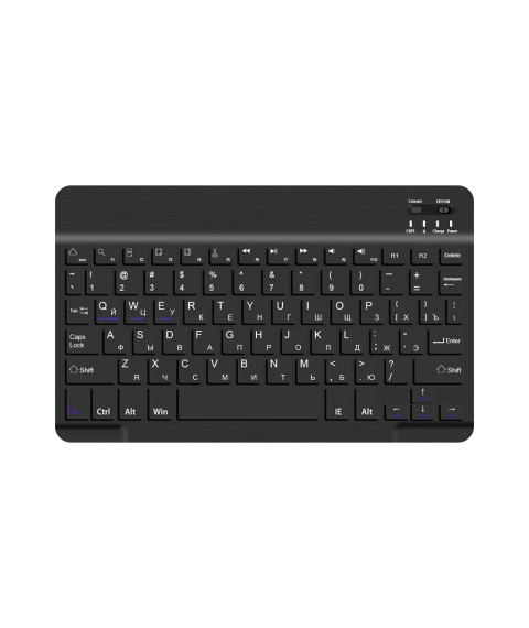 Premium case for Samsung Tab S7 FE (T730/T735) 12.4'' 2021 with Bluetooth keyboard Black