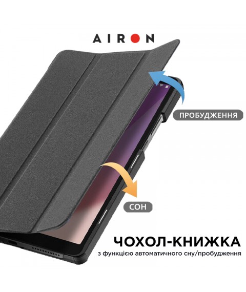 AIRON Premium case for Lenovo Tab M9 9" (TB-310FU) with protective film and cloth
