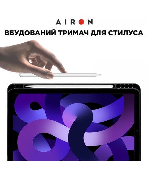 Чехол AIRON Premium для iPad Air 4-го и 5-го поколений 10.9" с интегрированной клавиатурой