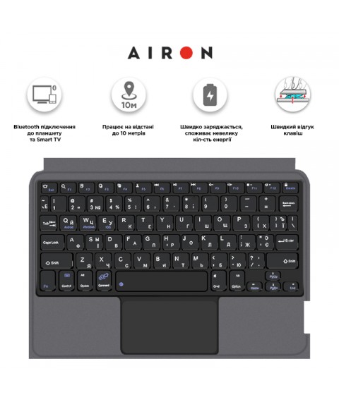 AIRON Premium case for iPad Air 4th and 5th generation 10.9" with integrated keyboard