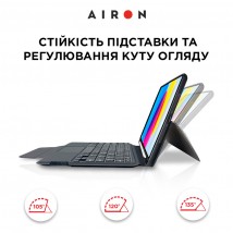 AIRON Premium Case for iPad 10.9 10th Generation 2022 10.9" with Integrated Keyboard