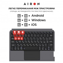 Чехол AIRON Premium для iPad Pro 11 2018/2020/2021/2022 с интегрированной клавиатурой