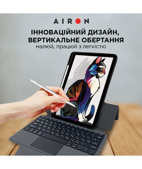 AIRON Premium case for iPad Pro 11 2018/2020/2021 with integrated keyboard