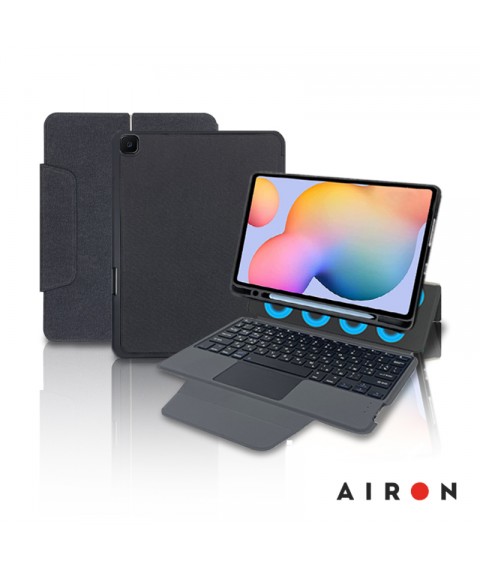 AIRON Premium Case for Samsung Tab S6 Lite SM-P610/615 2020 with built-in keyboard