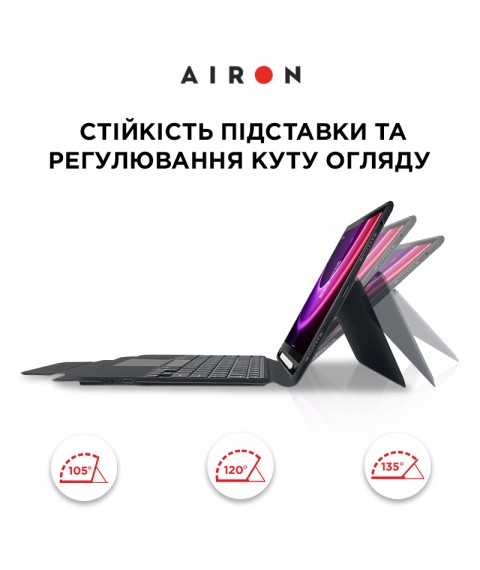 AIRON Premium case for Lenovo Tab P11 (TB-J606F) with integrated keyboard