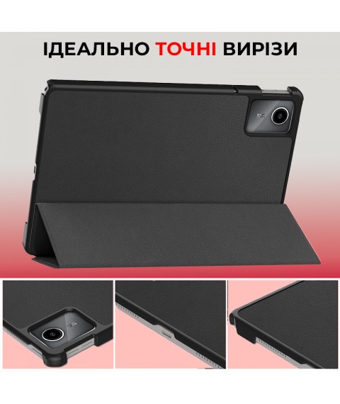 Чехол AIRON Premium для Lenovo Tab M11 11" с защитной пленкой и салфеткой черного цвета