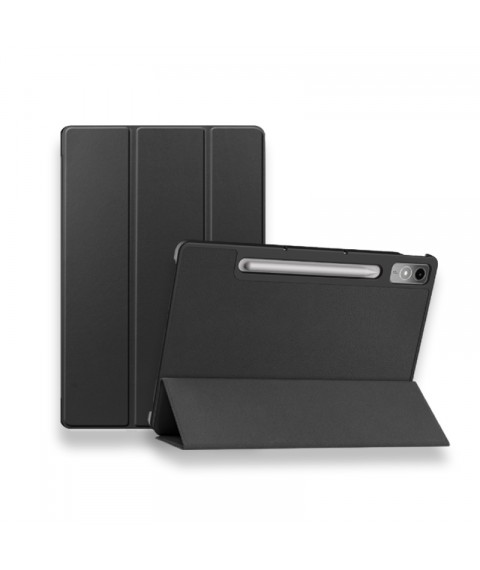 Чехол AIRON Premium для Lenovo Tab P12  с защитной пленкой и салфеткой черного цвета
