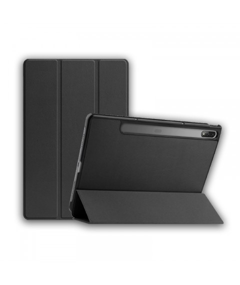 Чехол AIRON Premium для Lenovo Tab P12 Pro 12.6"  с защитной пленкой и салфеткой черного цвета