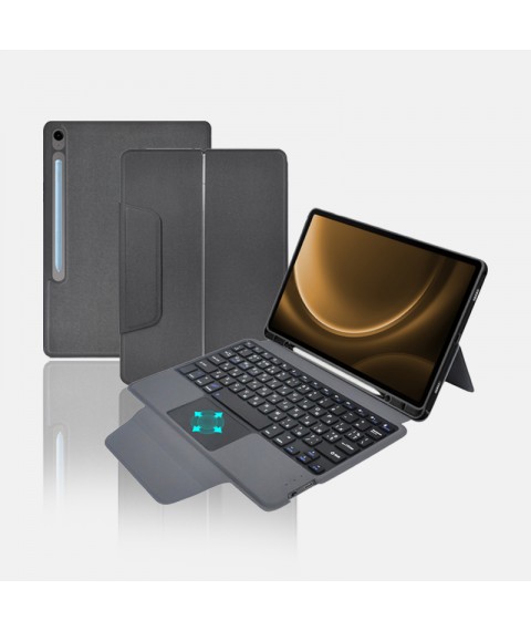 Чехол AIRON Premium для Samsung Galaxy Tab S9 FE 10.9'' 2023 с интегрированной клавиатурой