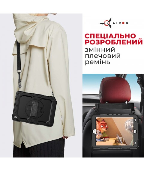 Противоударный чехол AIRON Premium для iPad 10.2" 2019/2020/2021 7/8/9th Gen та Air 3 черный