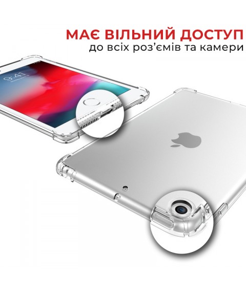 Защитный бампер AIRON Premium для iPad 10.2" 2019/2020/2021 7/8/9-го поколения и Air 3 прозрачный