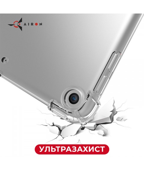 Защитный бампер AIRON Premium для iPad 10.2" 2019/2020/2021 7/8/9-го поколения и Air 3 прозрачный