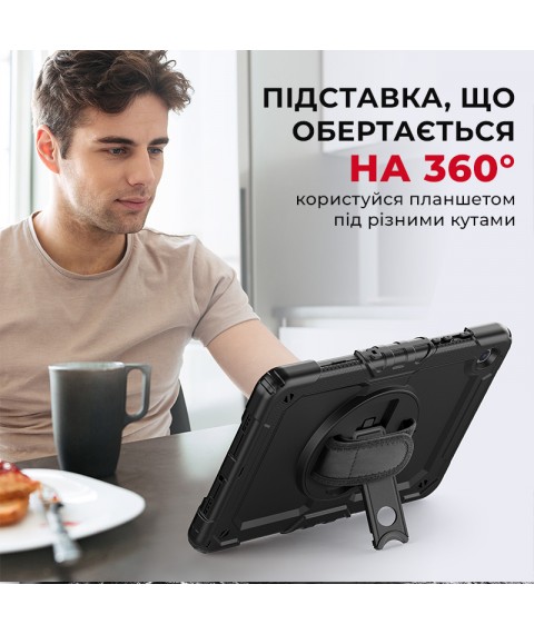 Противоударный чехол AIRON Premium для Samsung Galaxy Tab A9 Plus 11'' 2023 черный
