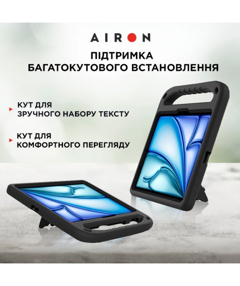 Защитный EVA чехол AIRON Premium для iPad Pro 11/Air 11 2024 черный