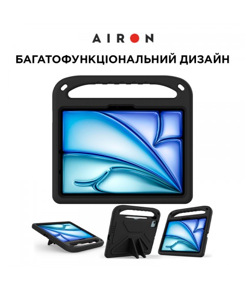 Защитный EVA чехол AIRON Premium для iPad Pro 11/Air 11 2024 черный