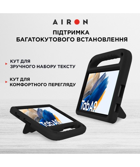 Защитный EVA чехол AIRON Premium для Samsung Galaxy Tab A9 2023 черный