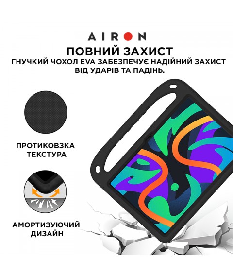 Защитный EVA чехол AIRON Premium для Lenovo Tab M11 2024 / Xiaoxin Pad 2024 черный