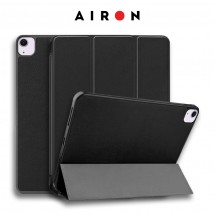 Чехол AIRON Premium SOFT для iPad Air 13 2024 с защитной пленкой и салфеткой Black