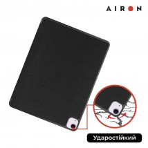 Чехол AIRON Premium SOFT для iPad Air 13 2024 с защитной пленкой и салфеткой Black