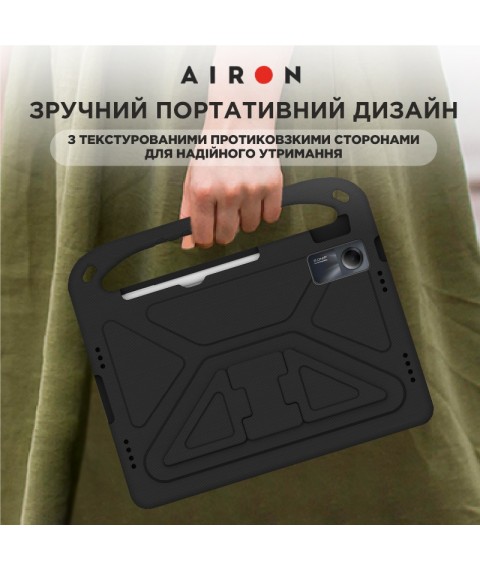 Защитный EVA чехол AIRON Premium для Xiaomi Redmi Pad SE 11" 2023 черный