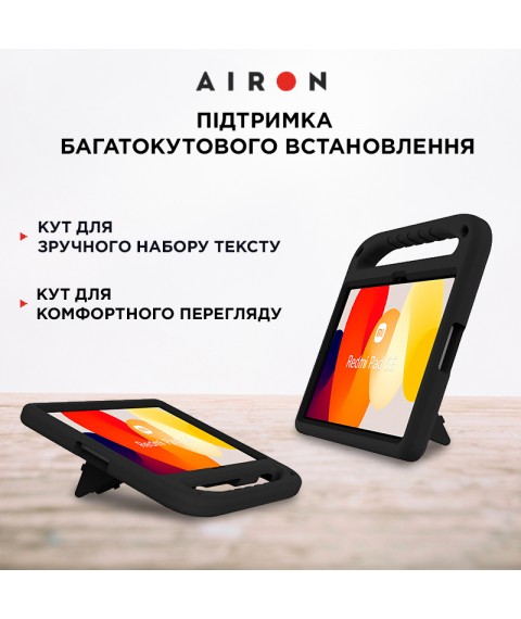 Защитный EVA чехол AIRON Premium для Xiaomi Redmi Pad SE 11" 2023 черный