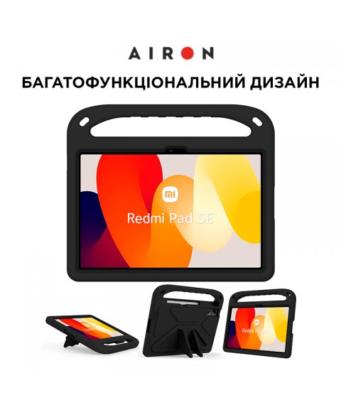 Защитный EVA чехол AIRON Premium для Xiaomi Redmi Pad SE 11" 2023 черный