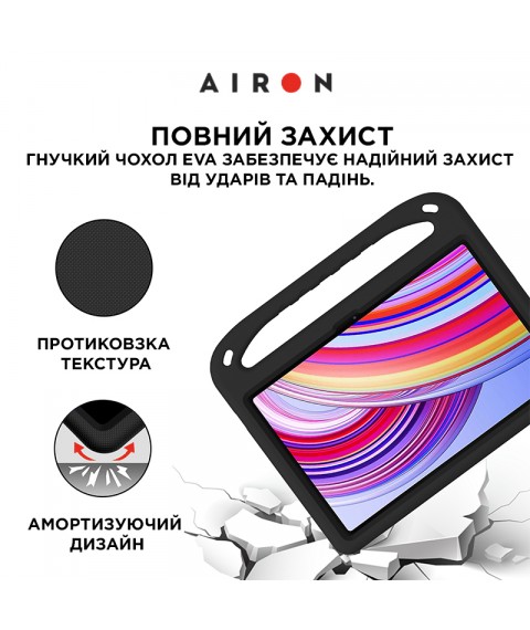 Защитный EVA чехол AIRON Premium для Xiaomi Redmi Pad Pro / Xiaomi Poco Pad 12.1" черный