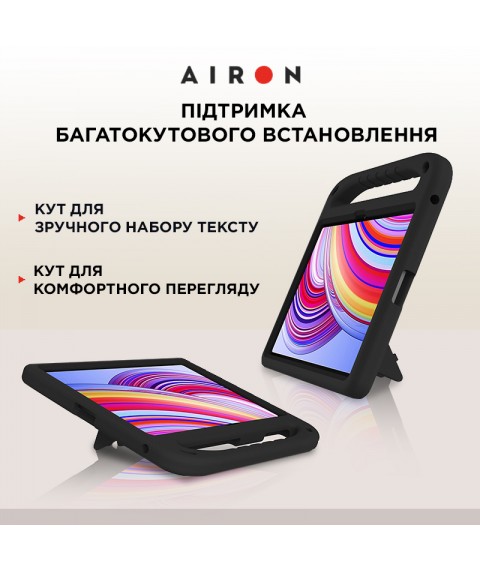 Защитный EVA чехол AIRON Premium для Xiaomi Redmi Pad Pro / Xiaomi Poco Pad 12.1" черный