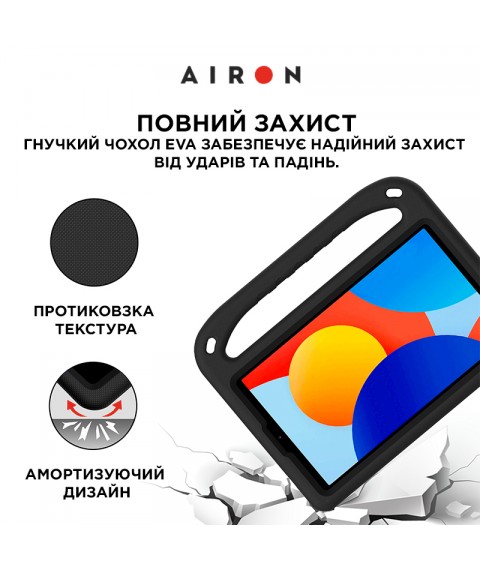 Защитный EVA чехол AIRON Premium для Xiaomi Redmi Pad SE 8.7" черный
